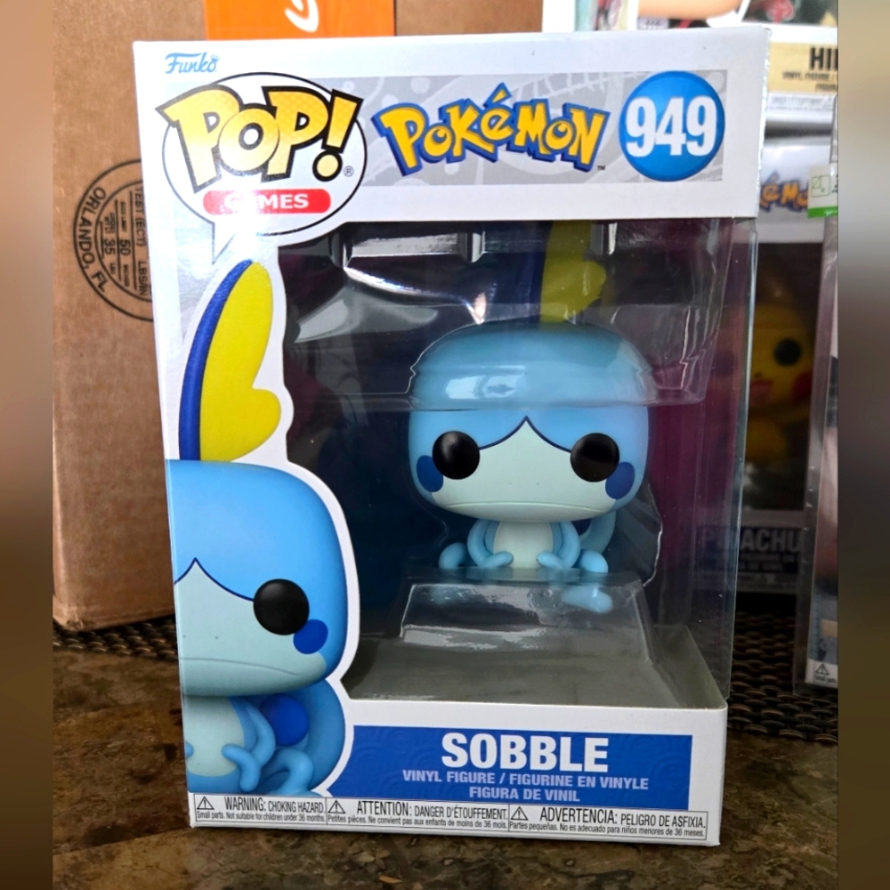 Funko Pop! Games Pokémon Sobble # 949 Vinyl Figure